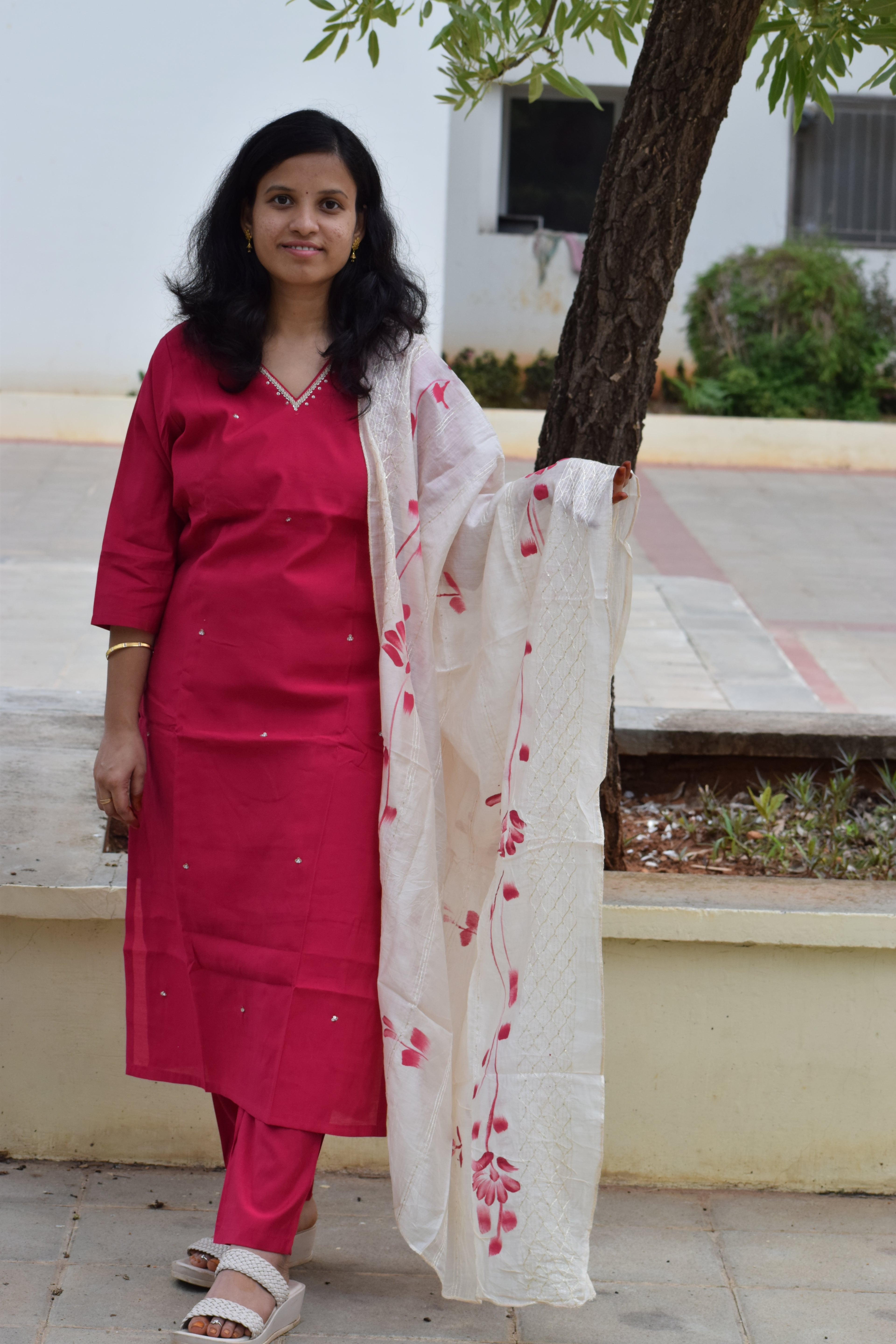 ROMAN SILK HOT PINK 3 PC SET