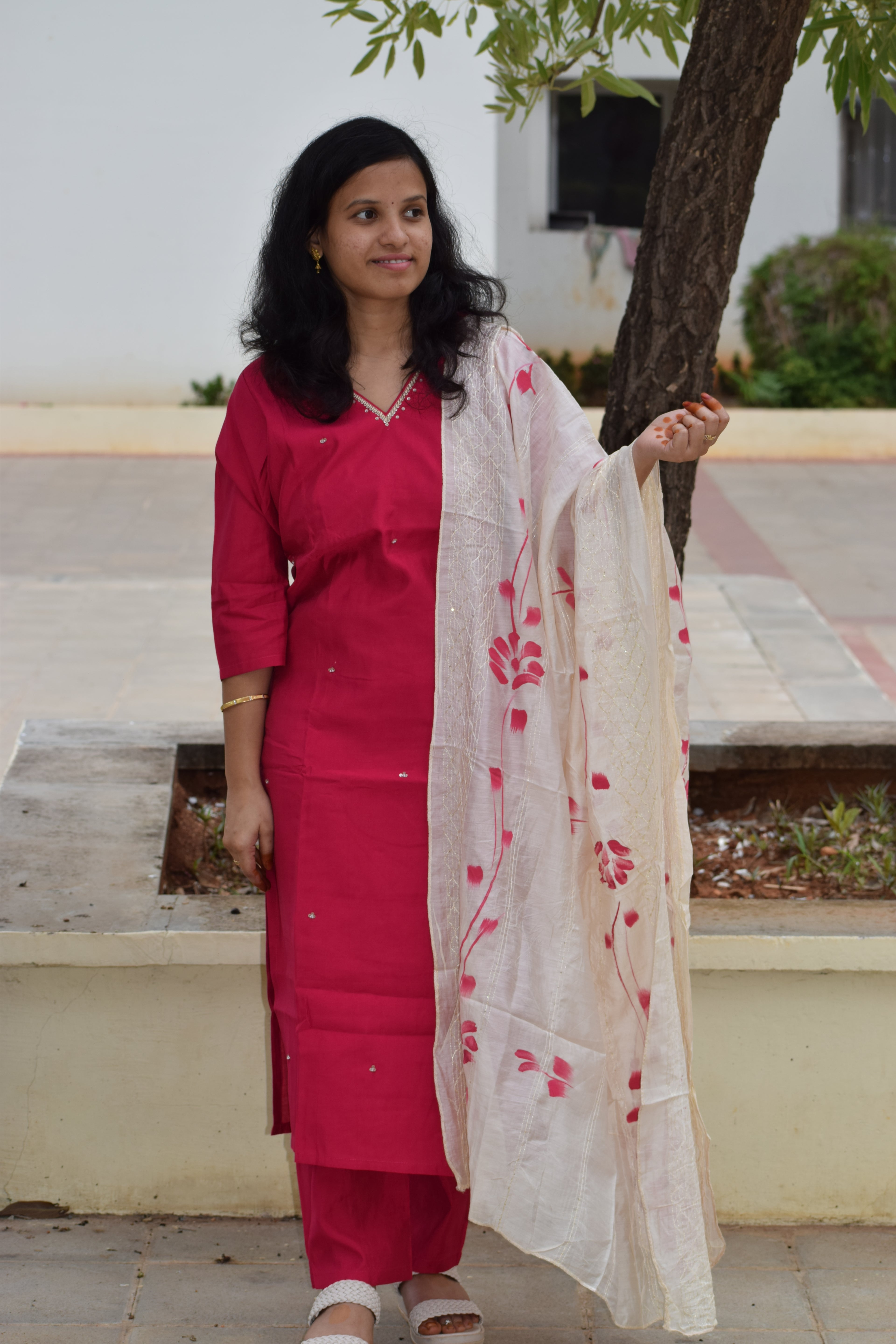 ROMAN SILK HOT PINK 3 PC SET