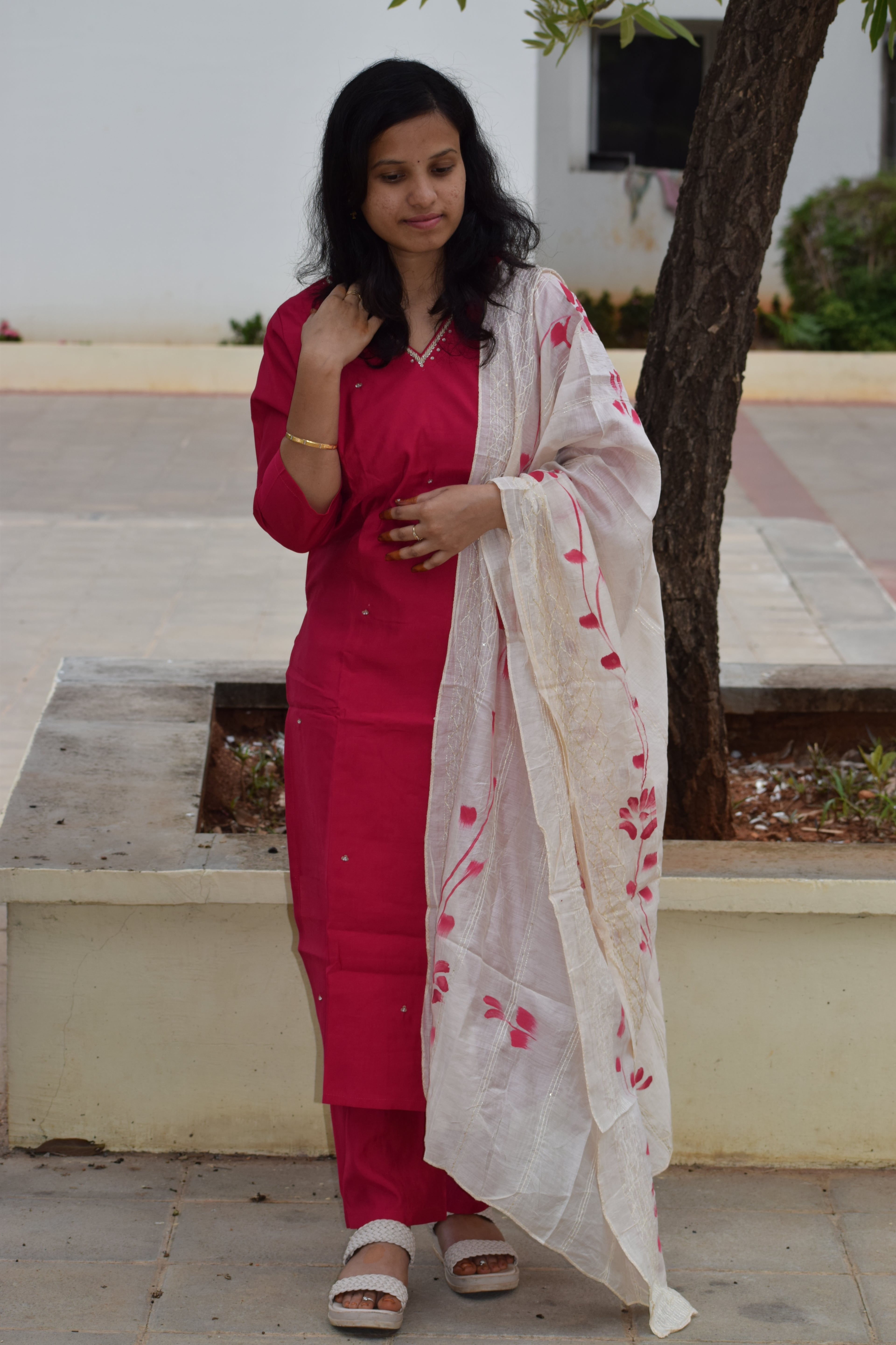 ROMAN SILK HOT PINK 3 PC SET
