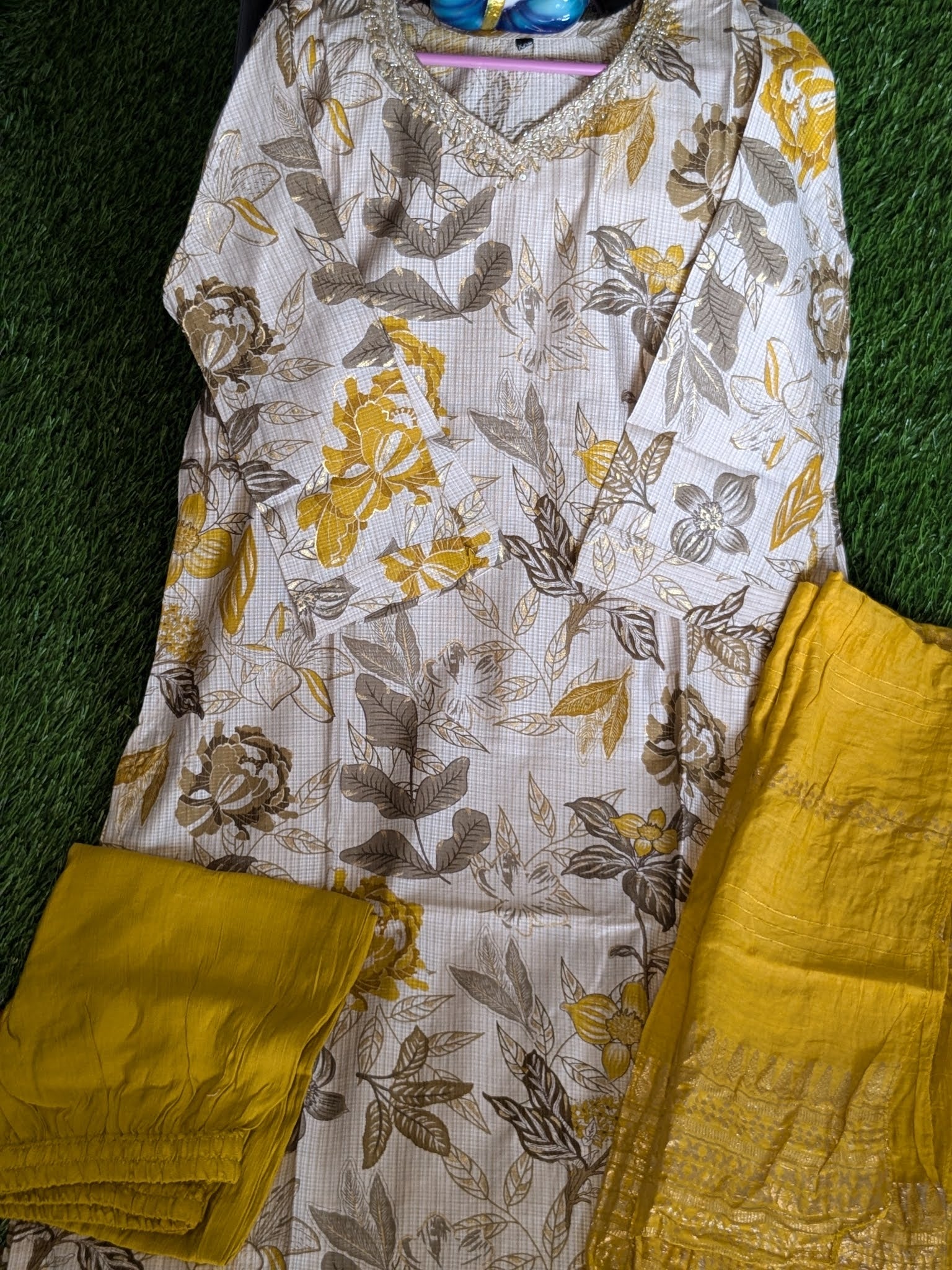 Floral 3 PC SET - YELLOW